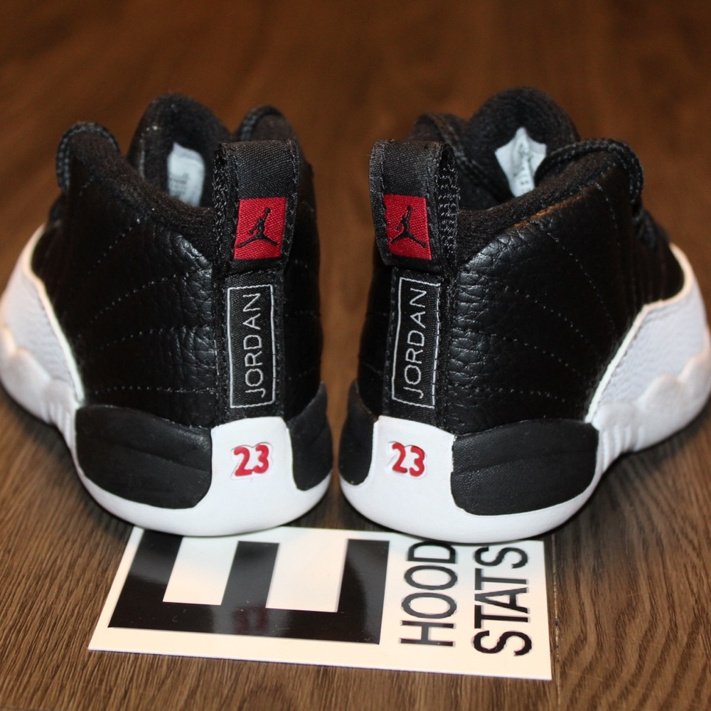 Air Jordan 12 Retro Playoffs Infant Size 4c Sneakers - Picture 11 of 13
